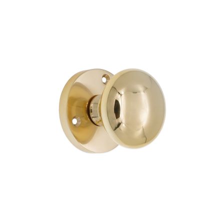 Victorian Door Knob Polished Brass