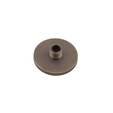 Burlington Knurled Bases to Suit Wall Mounted Doorstops 50mm Dia Antique Brass - By Frelan Hardware - BUR969AB