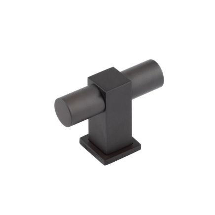 Westminster T Bar Cupboard Knobs Dark Bronze - By Frelan Hardware - BUR301DB