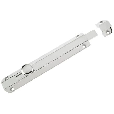Zoo Hardware Surface Bolt 202mm - Polished Chrome
