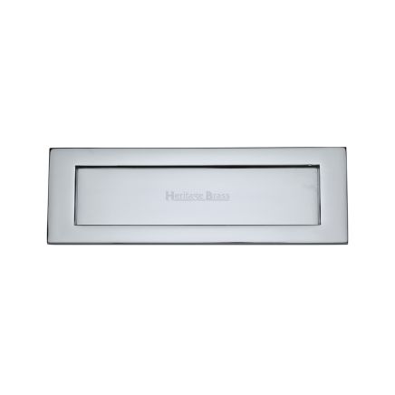 Heritage Brass Letterplate 12" x 4" Polished Chrome finish