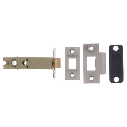 Atlantic Heavy Duty Bolt Through Tubular Latch 4" - Satin Nickel