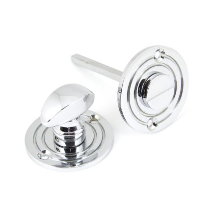 Polished Chrome Round Bathroom Thumbturn
