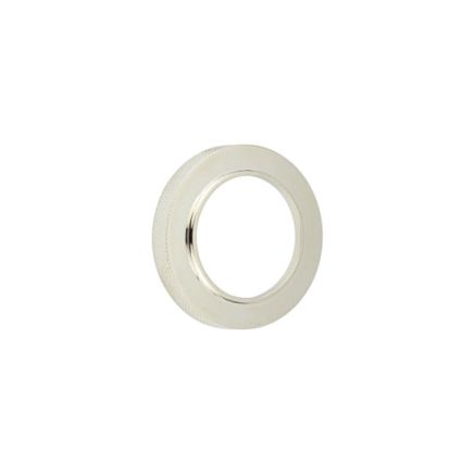 Burlington Knurled Outer Rose for Burlington Escutcheon Polished Nickel - By Frelan Hardware - BUR75PN