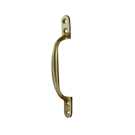 Jedo Sash Handles 125mm Polished Brass - By Frelan Hardware - JV194BPB