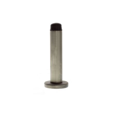 Atlantic Premium Wall Mounted Door Stop on Concealed Fix Rose - Matt Gun Metal