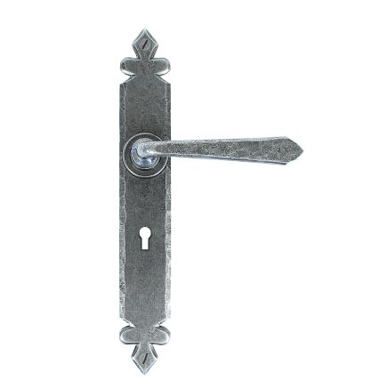 Pewter Cromwell Lever Lock Set