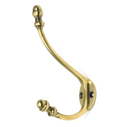 Aged Brass Hat & Coat Hook