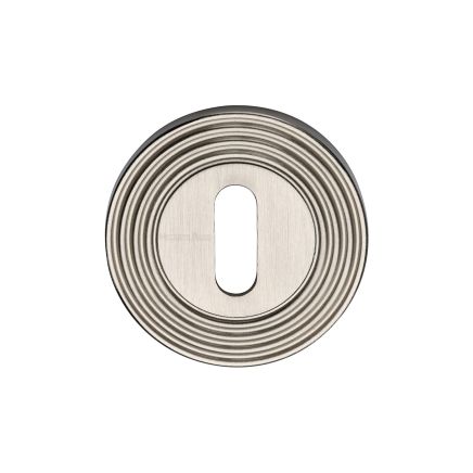 Heritage Brass Key Escutcheon Satin Nickel finish