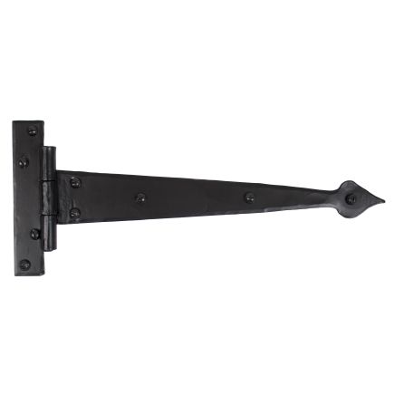 Black 12" Arrow Head T Hinge (pair)