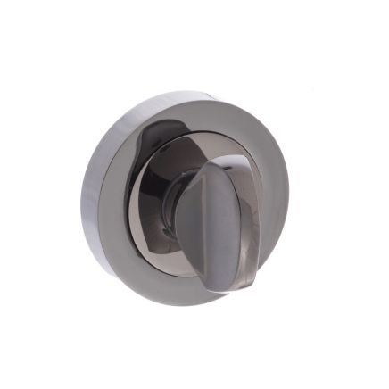 STATUS WC Turn and Release on Round Rose - Black Nickel