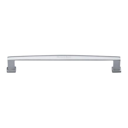 Heritage Brass Cabinet Pull Vintage Design 203mm CTC Satin Chrome Finish