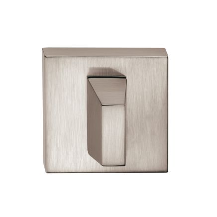 Tupai Rapido Curva/QuadraLine WC Turn on Square Rose (bolt through fixing only) - Pearl Nickel