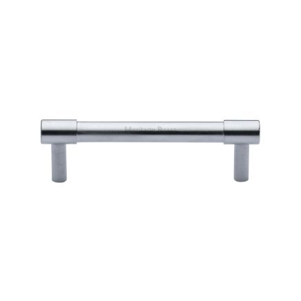 Heritage Brass Cabinet Pull Phoenix Design 96mm CTC Satin Chrome finish