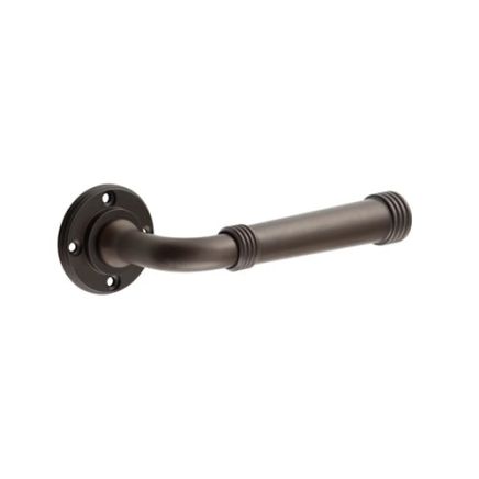 Highgate Door Handles No Rose Dark Bronze - By Frelan Hardware - BUR35DB