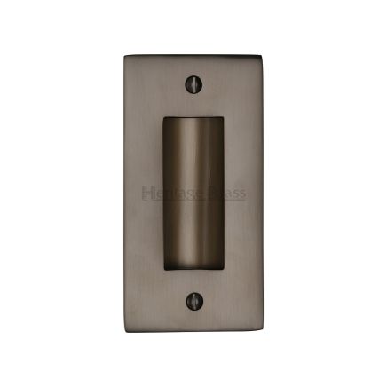 Flush Pull Handle 4" Matt Bronze finish