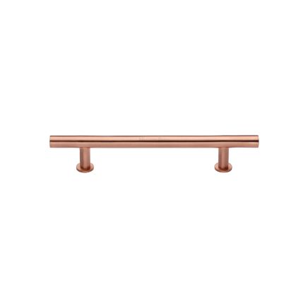 Heritage Brass Cabinet Pull T-Bar Design with 16mm Rose 101mm CTC Satin Rose Gold Finish