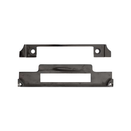 Atlantic Euro Sashlock Rebate Kit for 45mm+ doors - Black Nickel
