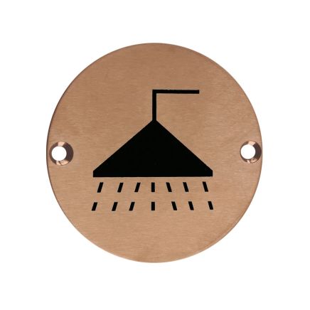 Zoo Hardware Shower - 76mm dia - PVD Bronze