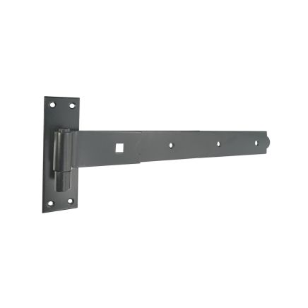 Hook and Band Hinge - Straight 18" - 450mm Black