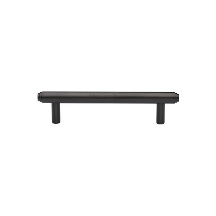 Heritage Brass Cabinet Pull Stepped Design 96mm CTC Matt Bronze finish