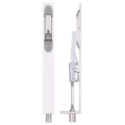 Zoo Hardware Lever action flush bolt - 20 x 200mm - Polished Stainless