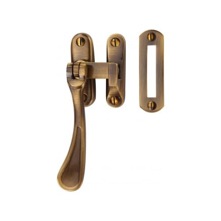 Heritage Brass Casement Window Fastener Spoon Pattern Antique Brass finish