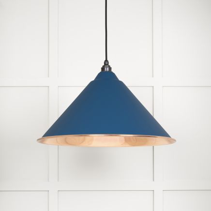 Smooth Copper Hockley Pendant in Upstream