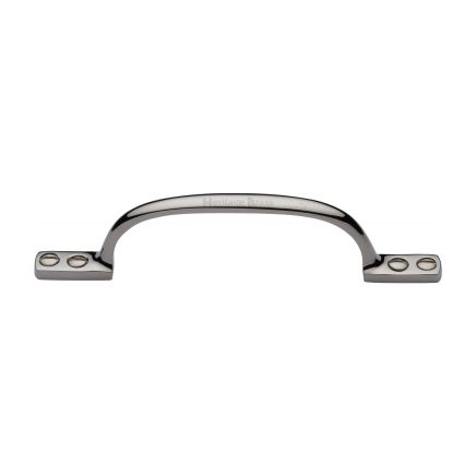 Heritage Brass Pull Handle Russell Design 152mm Polished Nickel finish