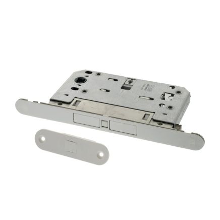 AGB Touch Magnetic Door Catch Bathroom Lock - White