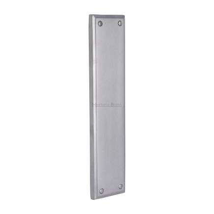 Heritage Brass Fingerplate Satin Chrome finish