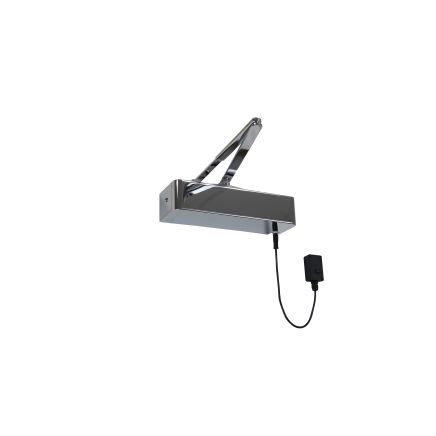 Rutland ETS.18314 Swing Free Responder 24 Electromagnetic Door closer, Polished Nickel Plate