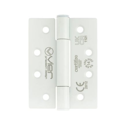 Zoo Hardware Grade 14 concealed knuckle hinge SS201 - square - Powder Coat White
