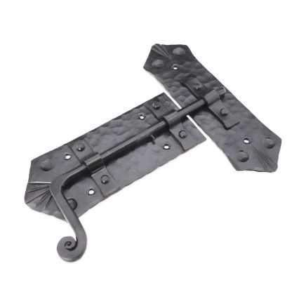 Victorian Cabinet Lock Matt Black