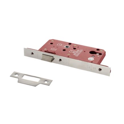 Atlantic DIN Latch 60mm backset - Polished Chrome