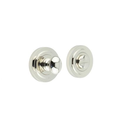 Burlington Turns & Releases Inner 1 Stepped Rose Polished Nickel - By Frelan Hardware - BUR-80PN-52PN