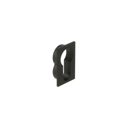 Forme Concealed Rose Euro Escutcheons Square - Urban Dark Bronze (Pair)