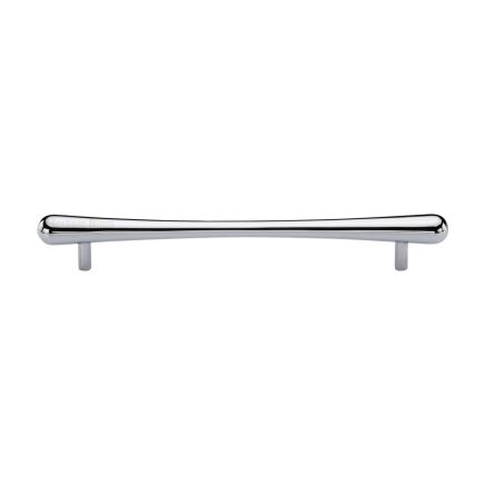 Heritage Brass Cabinet Pull T-Bar Raindrop Design 192mm CTC Polished Chrome Finish