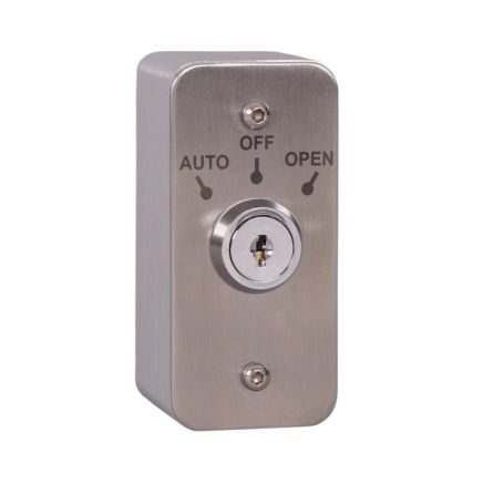 Zoo Hardware Architrave Stainless Steel Auto/On/Off Latching Key Switch with Aluminium Extrusion