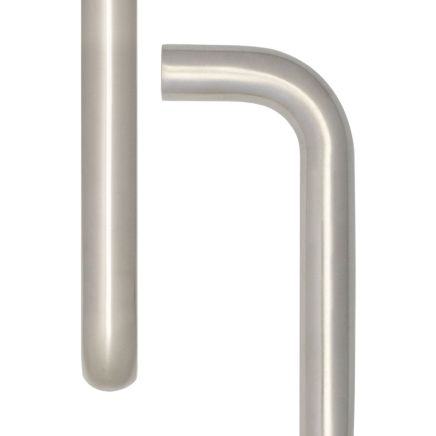 Stainless Steel 22mm D Shape Pull handles Grade 304 225x22mm Satin Stainless Steel - By Frelan Hardware - JSS122A