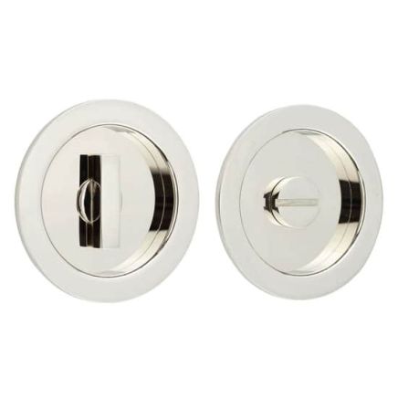 Burlington Circular Turn & Release Polished Nickel - By Frelan Hardware - BUR216PN