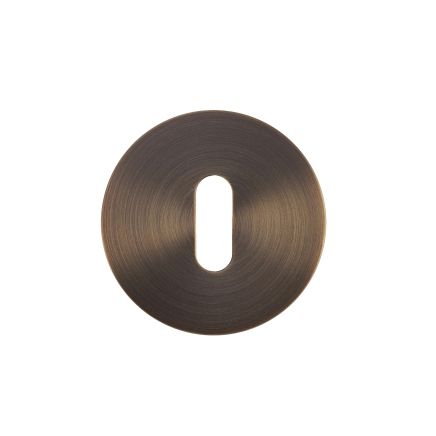 Zoo Hardware Standard Profile Escutcheon - Rosso Slim - 4mm - Antique Brass