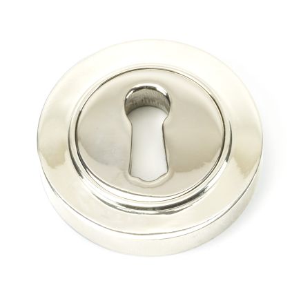 Polished Nickel Round Escutcheon (Plain)