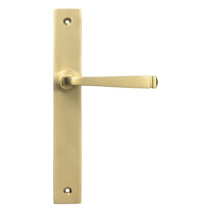 Satin Brass Avon Slimline Lever Latch Set