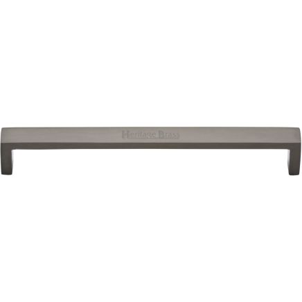 Heritage Brass Cabinet Pull Wide Metro Design 203mm CTC Matt Bronze Finish