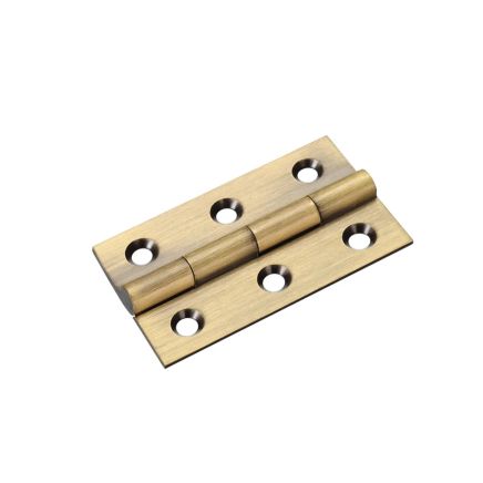 Zoo Hardware Solid drawn brass butt hinge - 50 x 28 x 1.5mm - Florentine Bronze