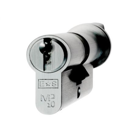 Mp10 Euro Cylinder & Turn 64mm - Polished Chrome