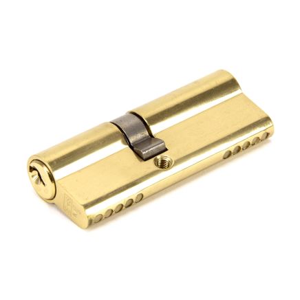 Lacquered Brass 35/45 Euro Cylinder