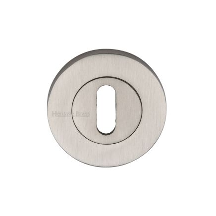 Heritage Brass Key Escutcheon Satin Nickel finish