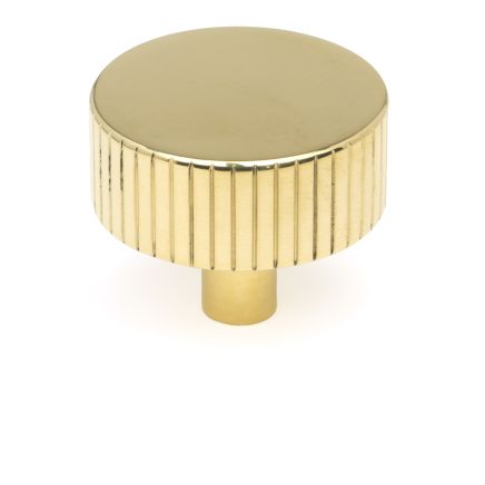 Polished Brass Judd Cabinet Knob - 38mm (No Rose)